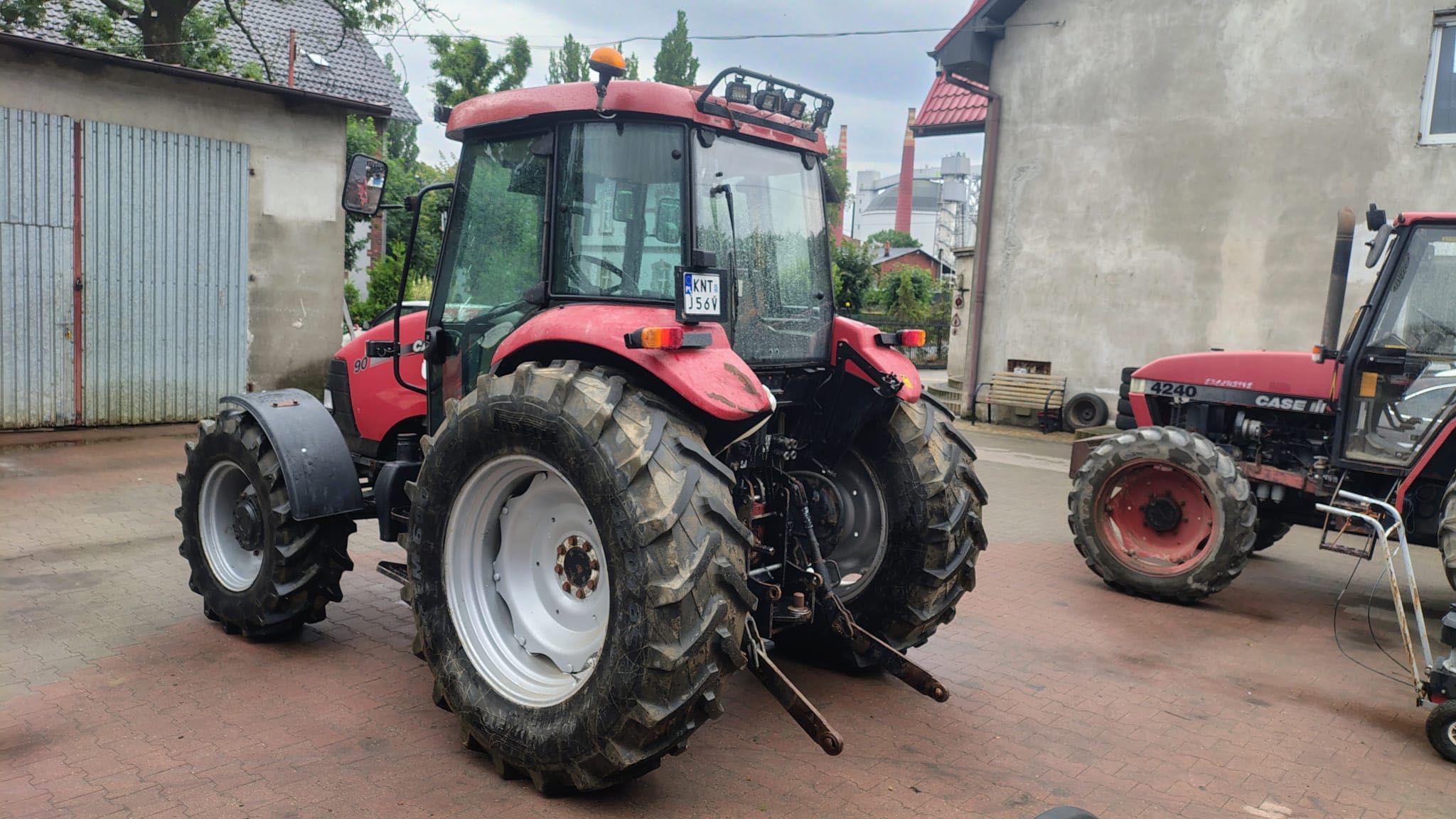 Case jx 90 biegi pełzające ciągnik traktor rolniczy