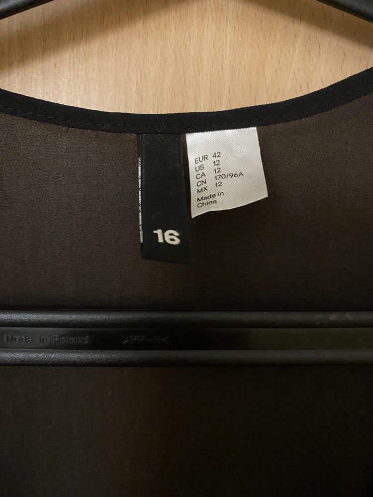 Czarna bluzka H&M 42
