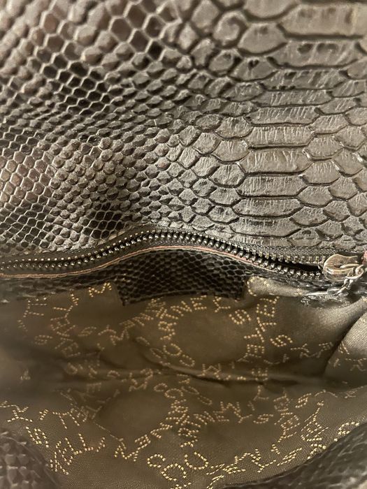 Stella maccartney клатч шкіра оригінал чорний