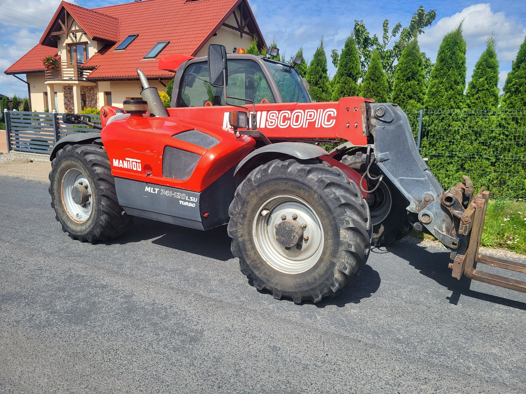 Ładowarka teleskopowa MANITOU MLT 741-120 (nie JCB CLAAS CAT)