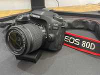 Lustrzanka Canon 80D + obiektyw 18-55mm + GRATISY