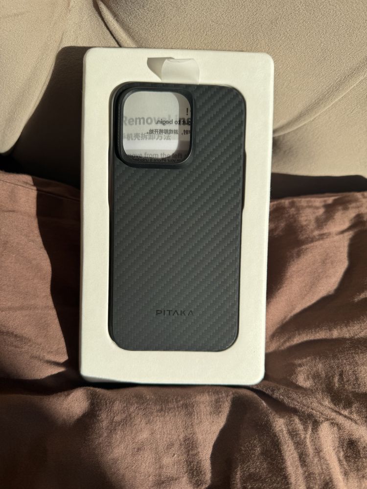 Pitaka MagEZ Case 4 IPhone 15 Pro Black/Gray чехол