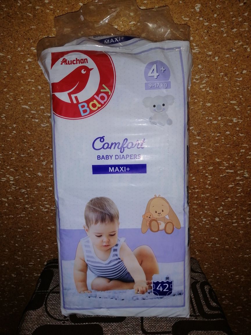 Детские памперсы памперси подгузники пiдгузки Pampers Ashan 4+ Maxi+