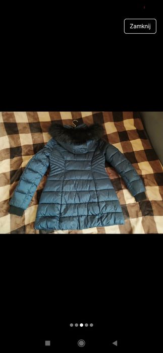 Kurtka zimowa granat ciemnoniebieski navy