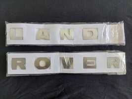 Lettering Land Rover 3D