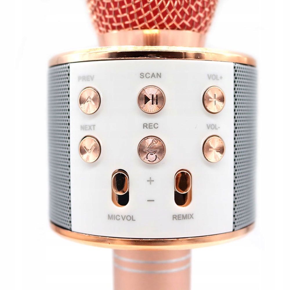 Mikrofon głośnik bluetooth karaoke 1800mah Android