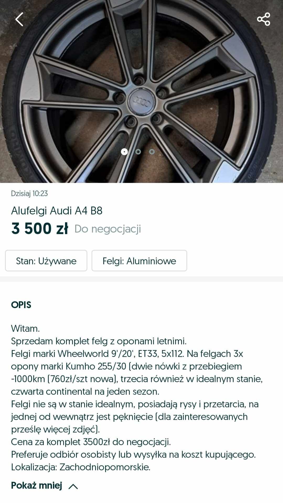 Koła/Felgi 20' Audi A4 B8