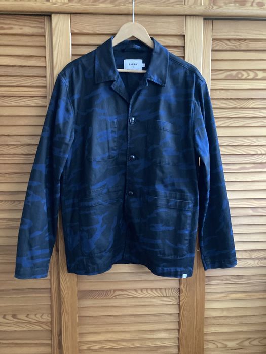 FARAH Northern Lights Camo Navy Jacket Kurtka meska r.L