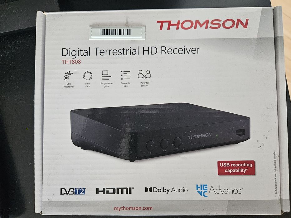 Dekoder DVB T naziemna Thomson tht808
