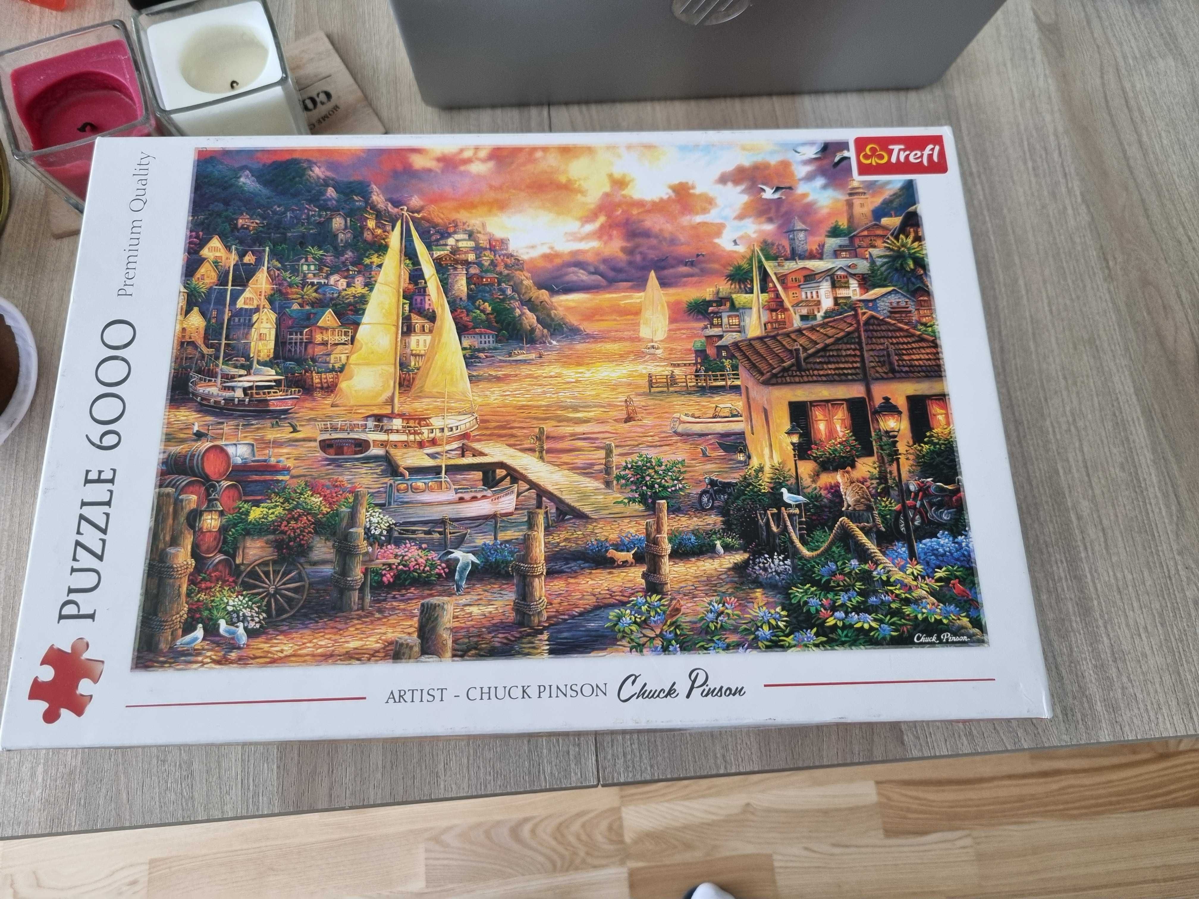 Puzzle 6000 x2 Uliczka Paryża Łapiąc sny