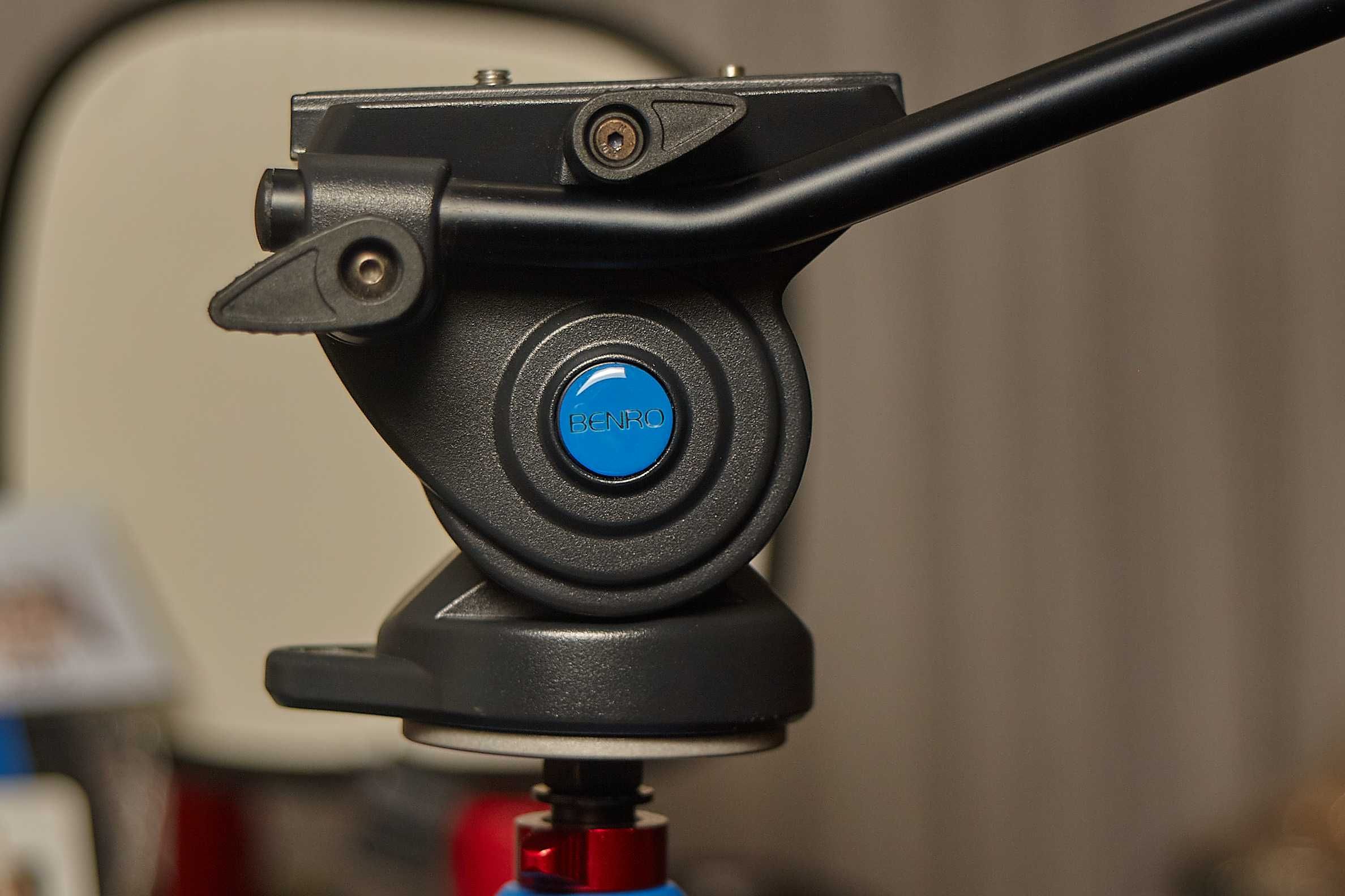 Benro hidraulic video head s 4 Pro c/benro vt3  p/ plataforma