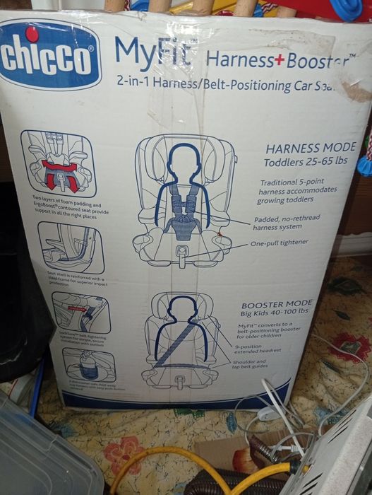 Автокресло chicco MyFit Harness+Booster
MyFit Harness+Booster™
Автокрі