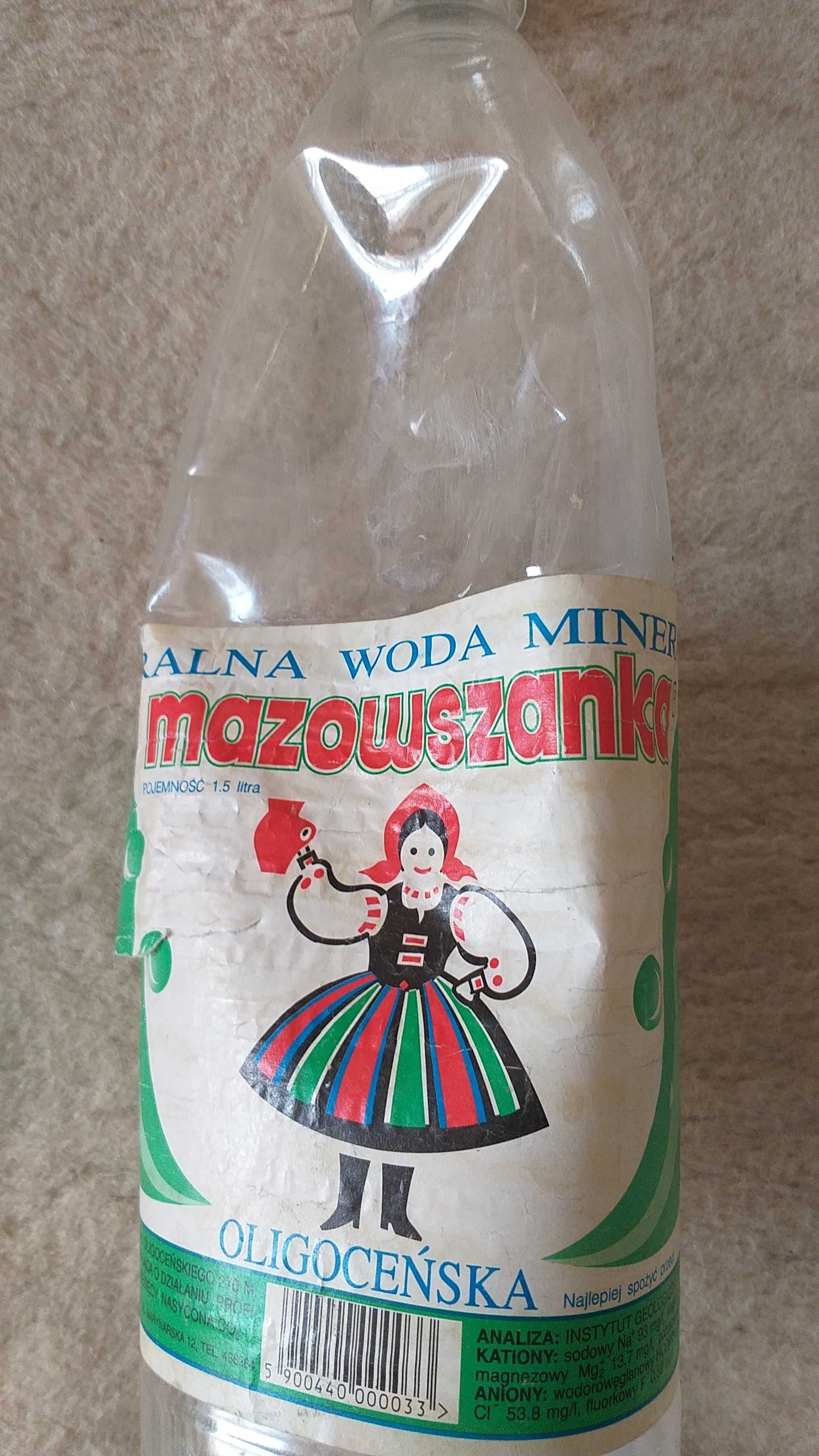 butelka retro Mazowszanka z lat 70tych