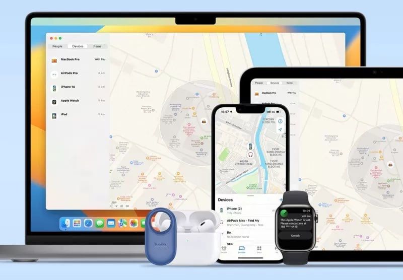 GPS Трекер Пошуковий Брелок AirTag Hoco E94