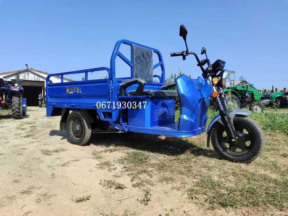 Електроцикл Dozer Model-2 Скутер Трицикл Дозер 1200W Кредит Доставка