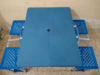 Mesa de campismo dobrável