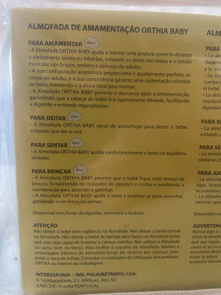 Almofada de Amamentação