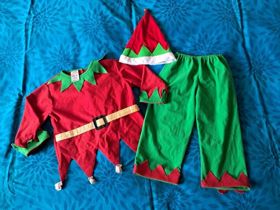 Карнавальний костюм Різдвяного Ельфа р.104