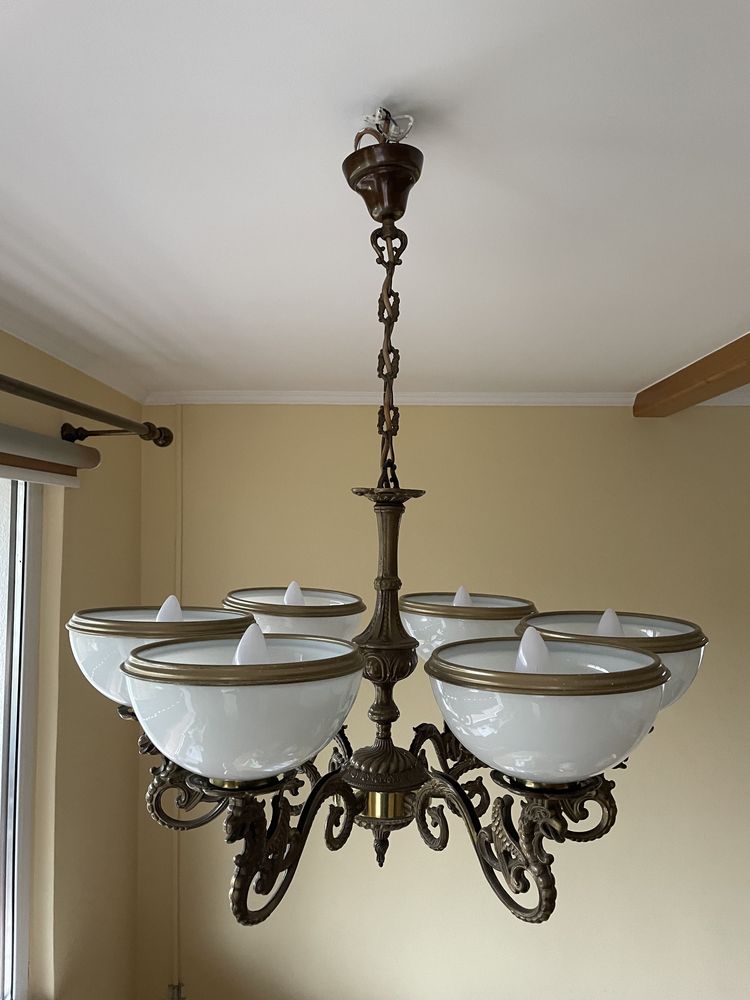 Żyrandol retro, lampa sufitowa