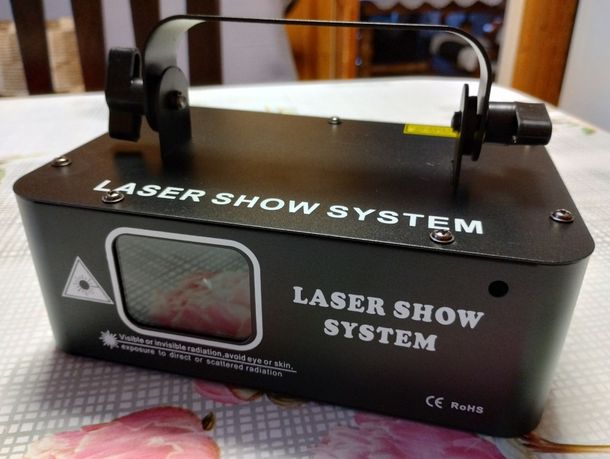 Światło disco laser show projektor laserowy lampa RGB rzutnik disc