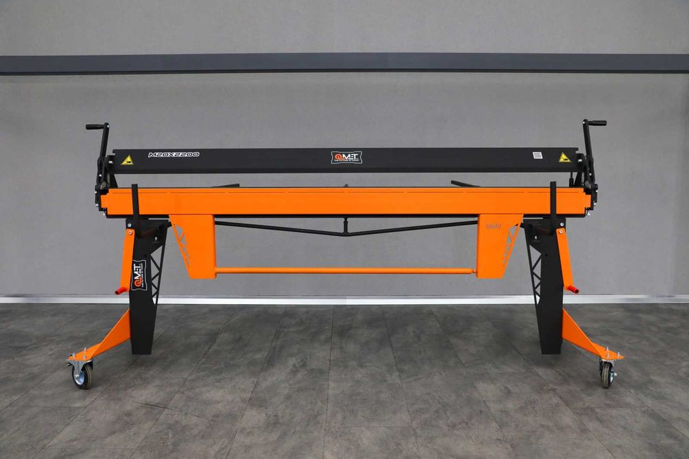 Mobilna zaginarka giętarka dekarska M20x2200+nóż+rysik+dogniatak.