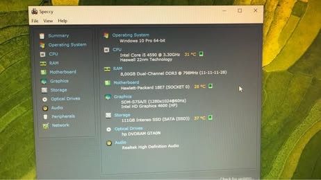 Computador HP completo Core i5