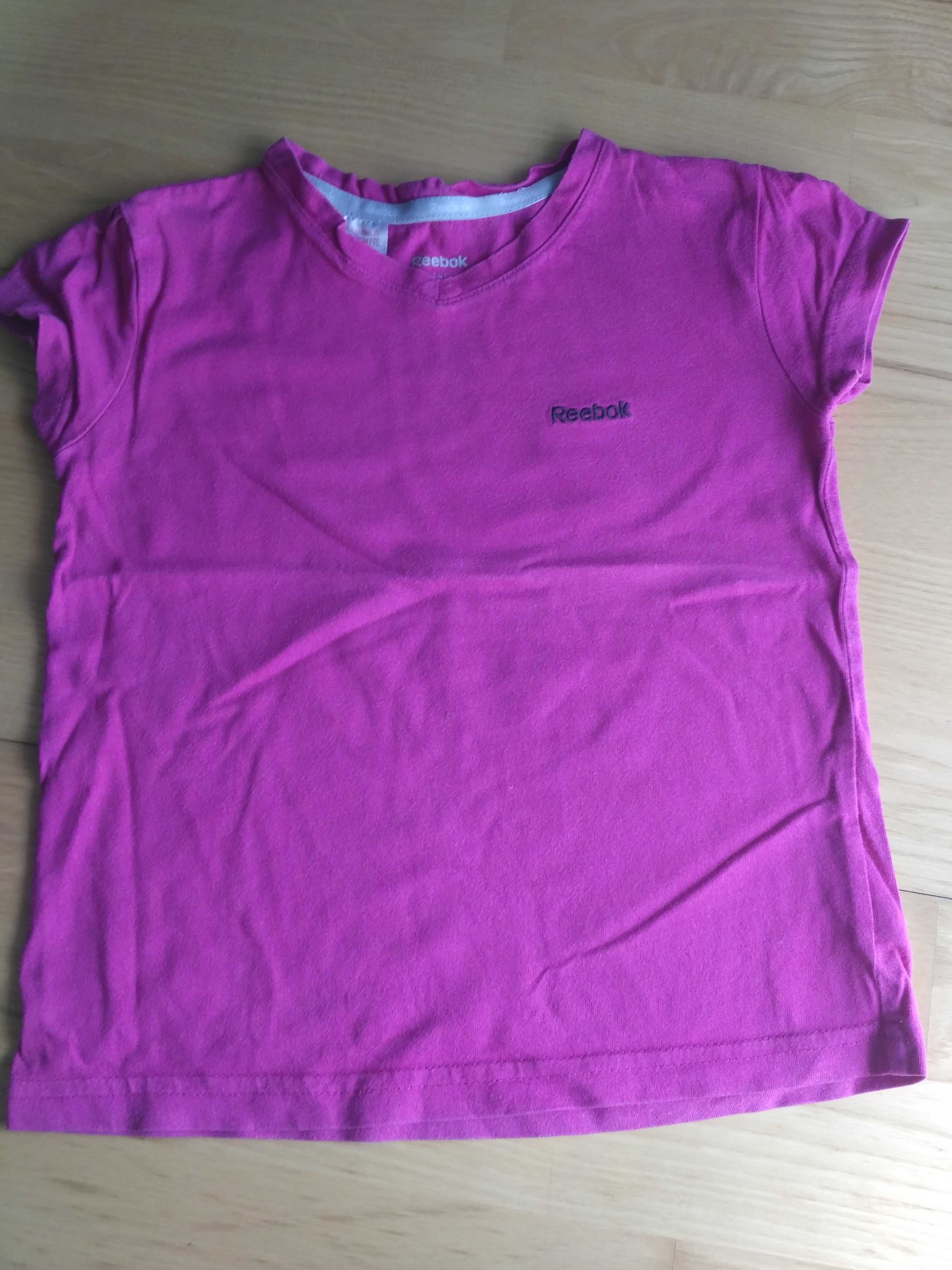 Koszulka Reebok podkoszulek t-shirt różowa 110-116