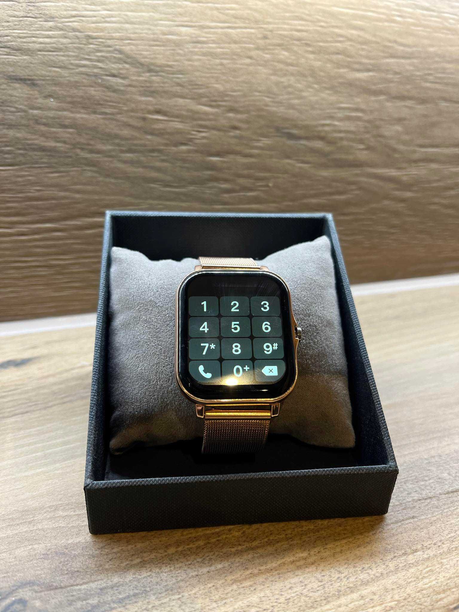 smartwatch damski złoty y13