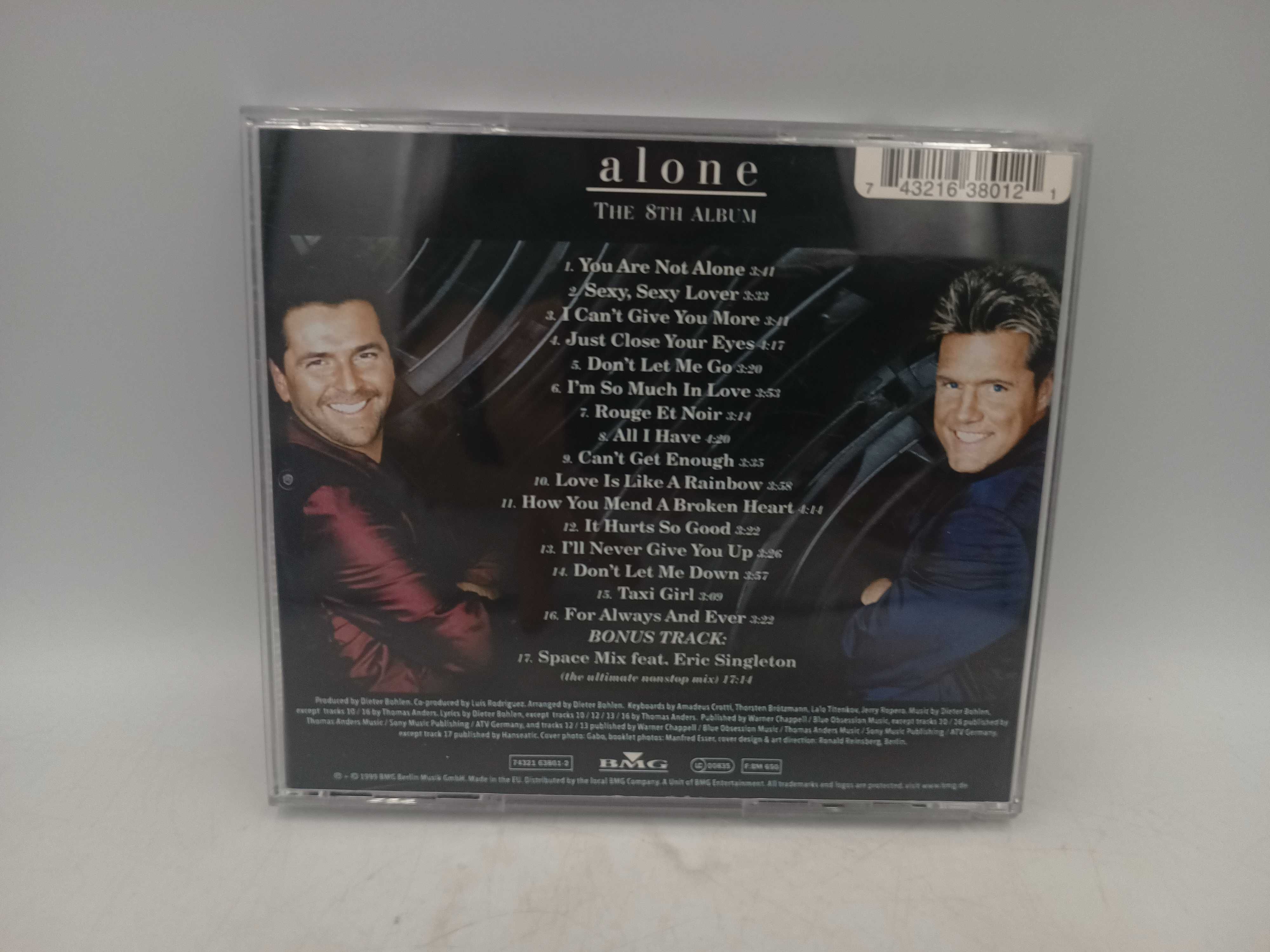 Płyta CD Modern Talking Alone The 8th album 1999 rok