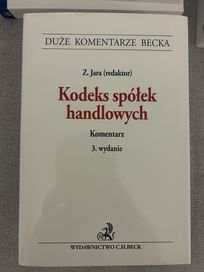 Kodeks spółek handlowych. Komentarz, Z. Jara, 3 wydanie, Beck