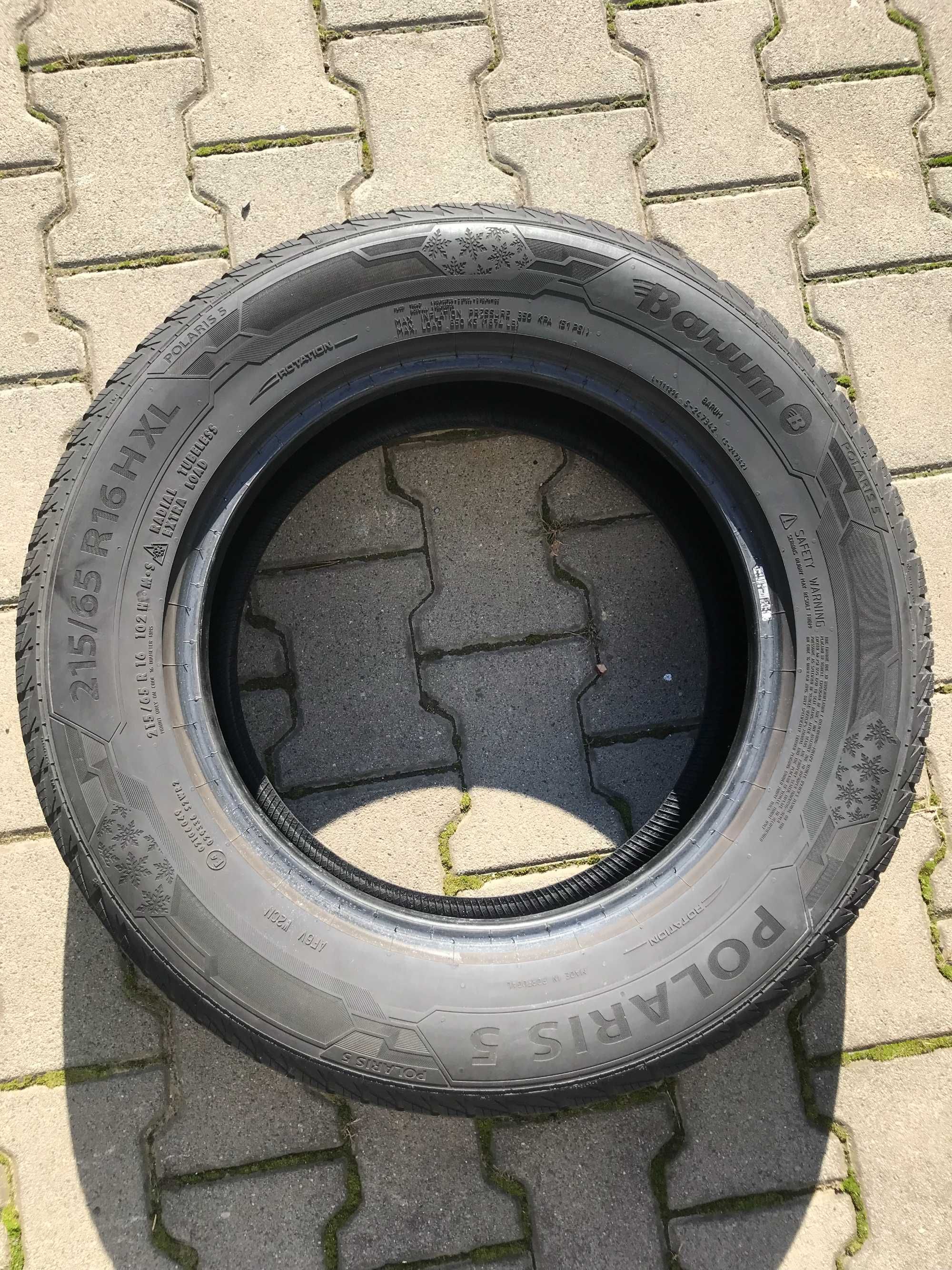2x 215/65R16 H XL 102H Barum Polaris 5 M+S opony zimowe R