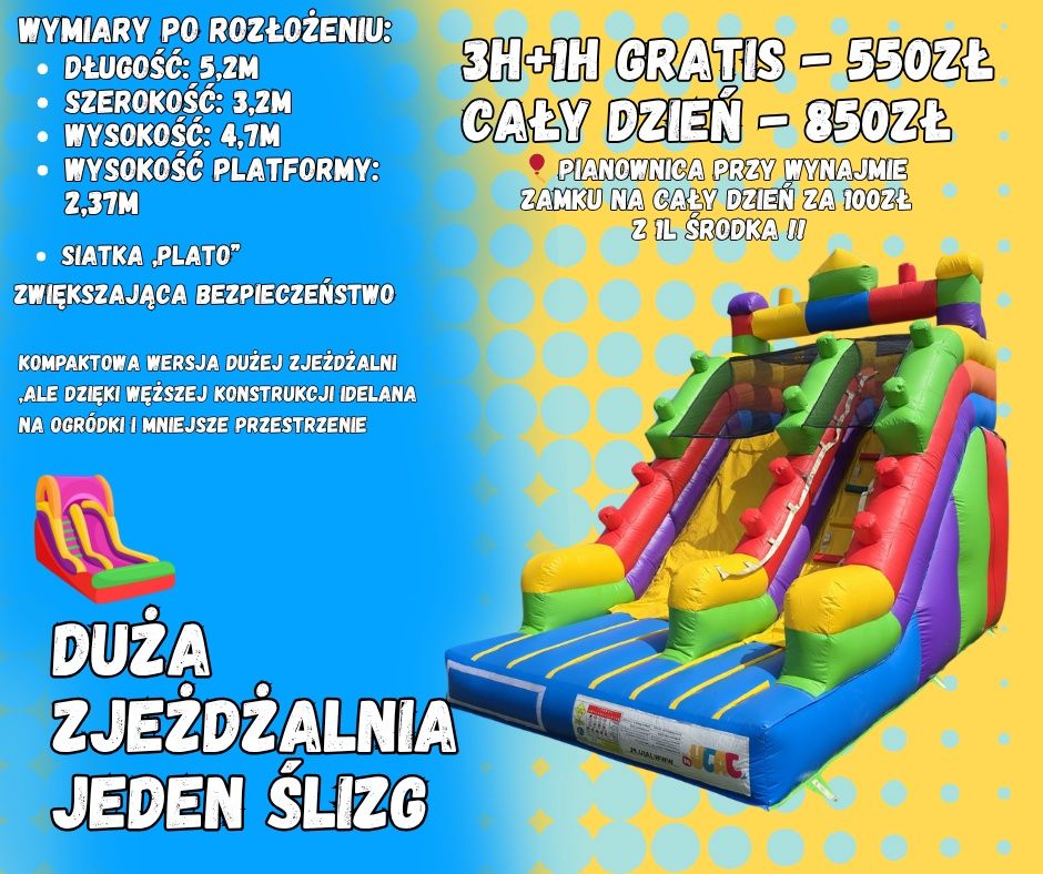Zamki dmuchane wynajem - radość dzieci, spokój rodziców;)