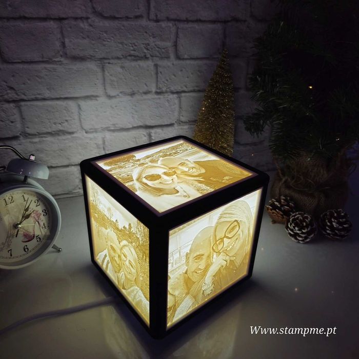 Candeeiros impressão 3D com fotografias