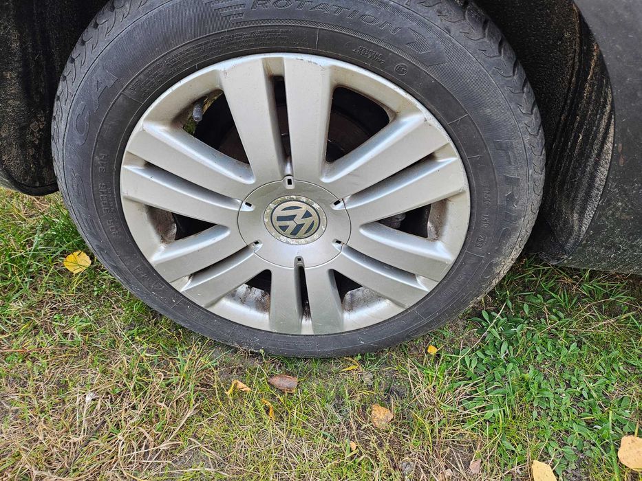 Vw eos golf V felgi aluminiowe opony zimowe 205/55/16 komplet koła