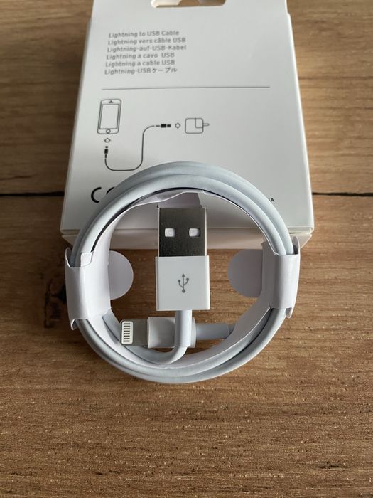 Nowy kabel do iphone USB A do lightning 1 metr z pudełkiem
