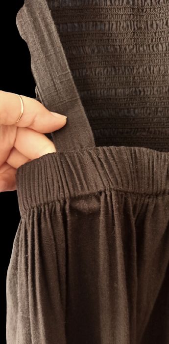 Letnia sukienka natura etno odkryte plecy organic