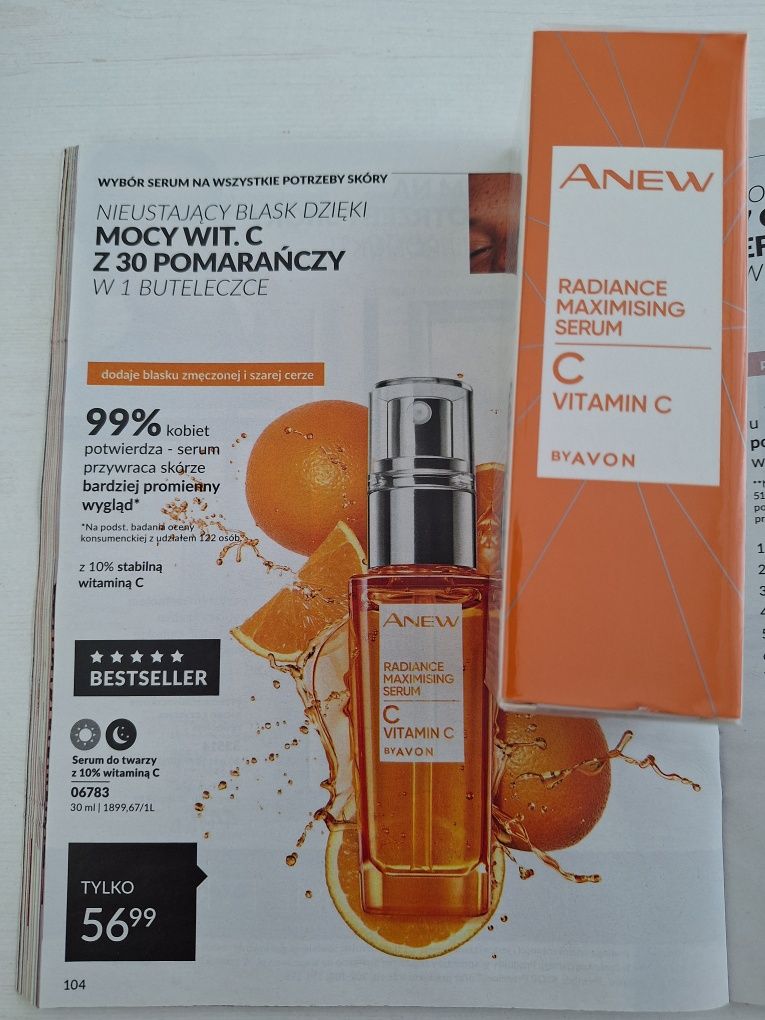 Anew serum do twarzy z 10% witam.C