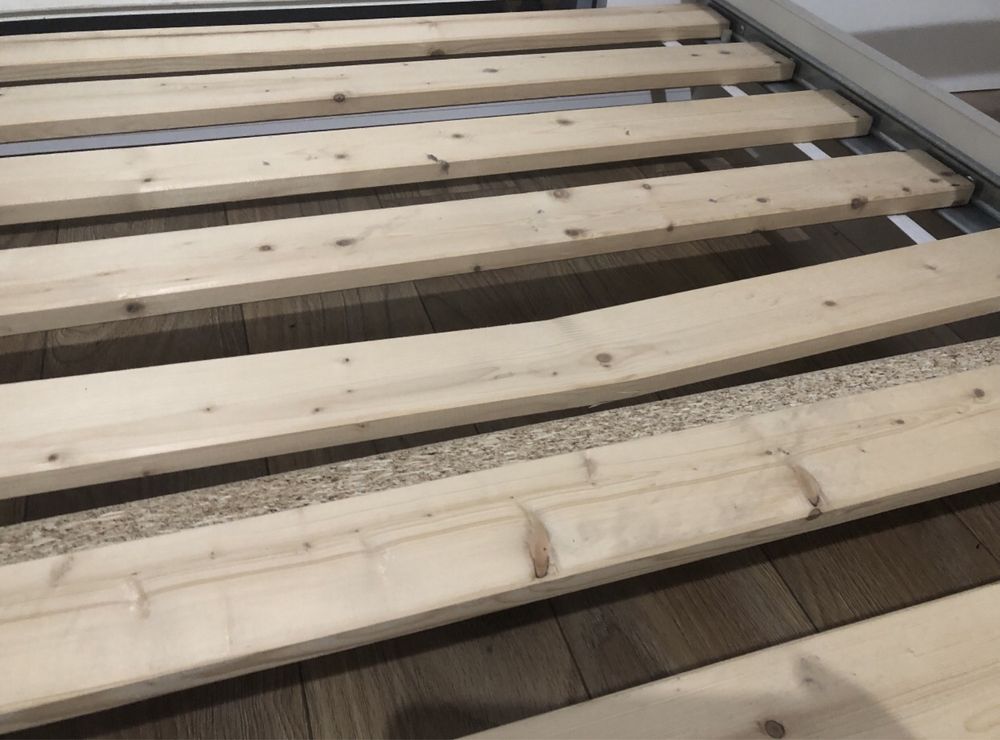 Łóżko młodzieżowe 2 w 1 Ikea Flaxa z materacem