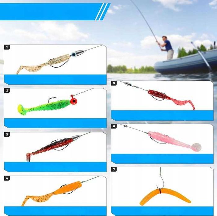 Skrzynka Wędkarska Zestaw 137 Przynęt na Ryby Akcesoria Haczyk Spławik