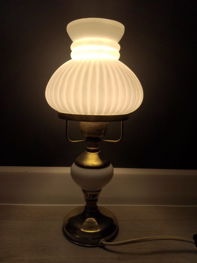Lampka stołowa PRL POLAM Wieliczka