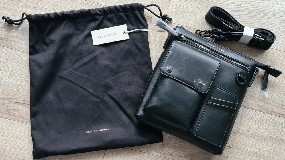 Nowa z metkami listonoszka męska Ideal of Sweden, poszukiwana czarna