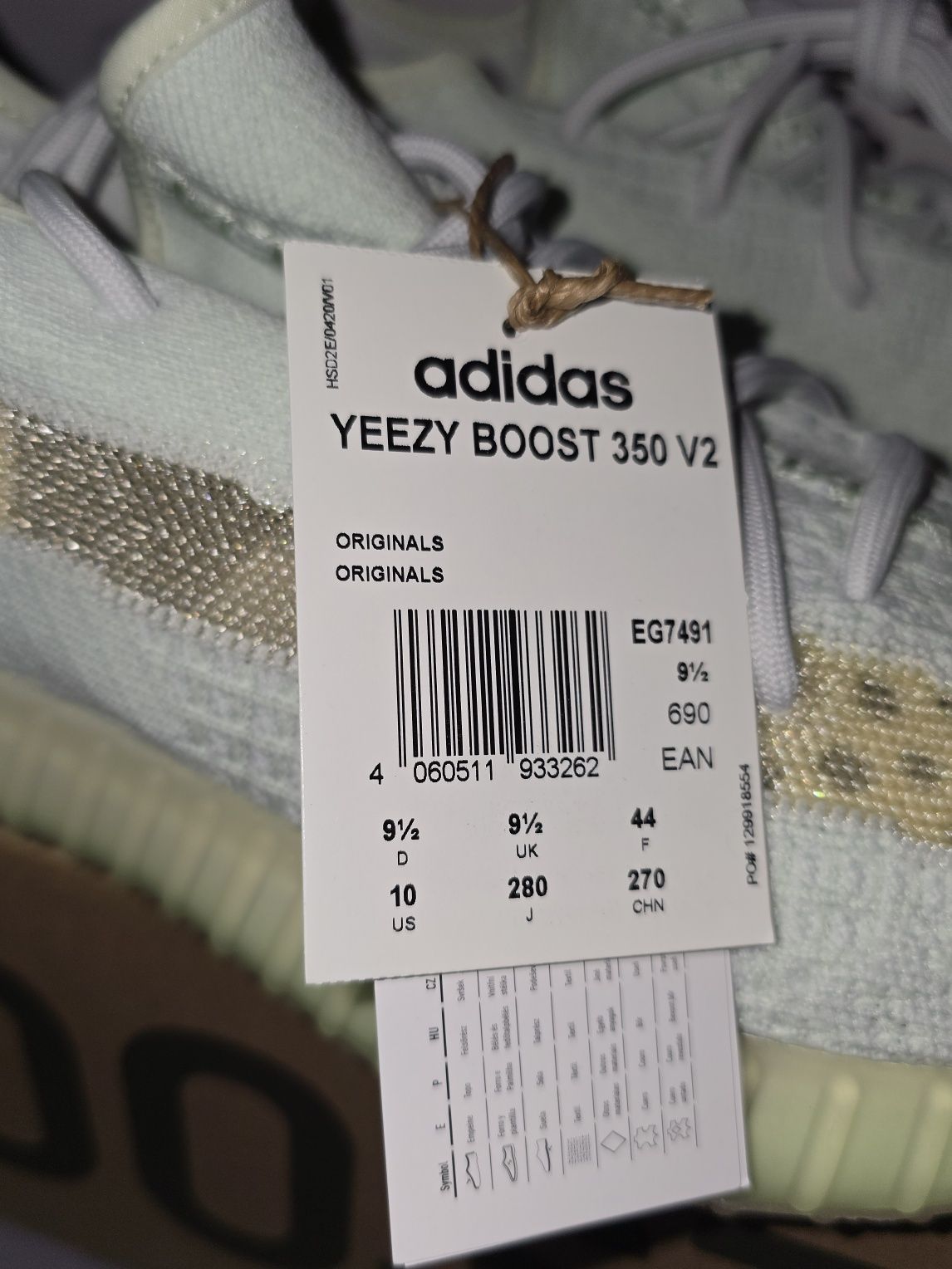 Buty adidas yeezy 350v2 hyperspace kanye West hype streetwear