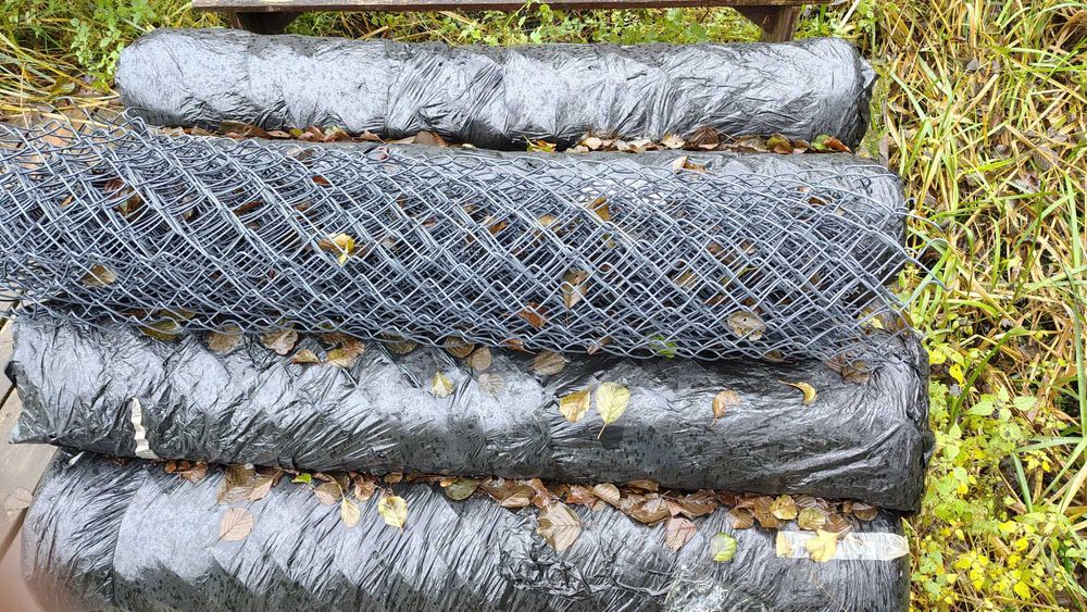 SIATKA Ogrodzeniowa 3.6mm 6,5x6,5cm 1,5m - 10mb POWLEKANA PCV GRAFIT