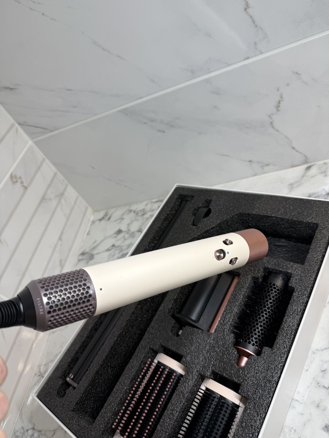Стайлер dyson дайсон для волося з 6 насадками Airwrap hs05 sakura