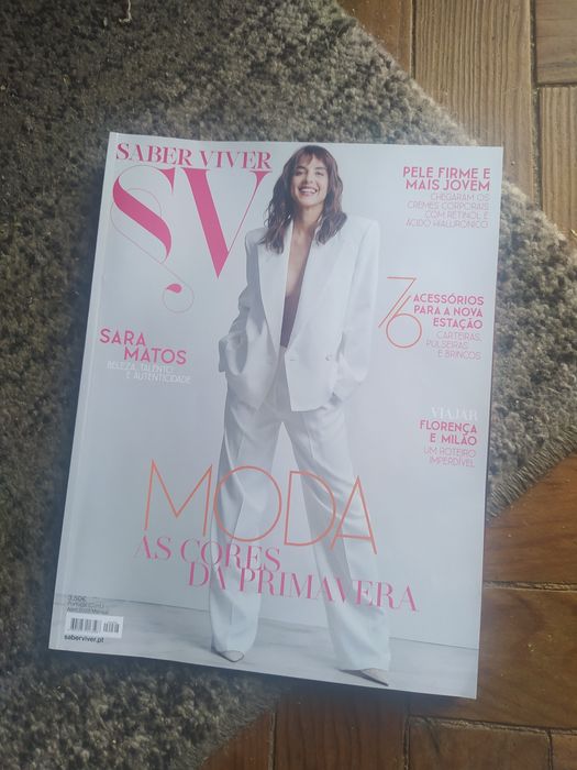Saber viver Sara matos revista espeçial 298 - portes CTT grátis