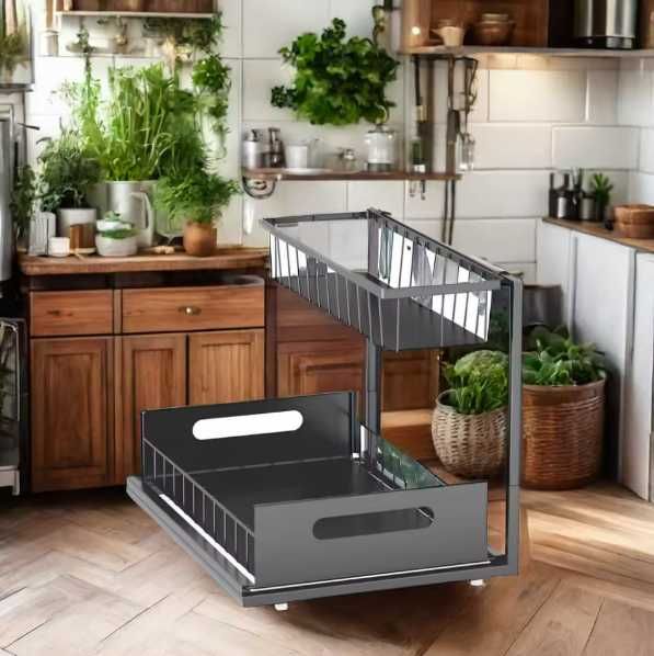 prateleira de arrumação e organização para produtos de cozinha