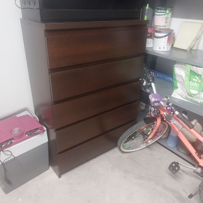 Komoda z 5 szufladami meble wójcik pello kolor wenge