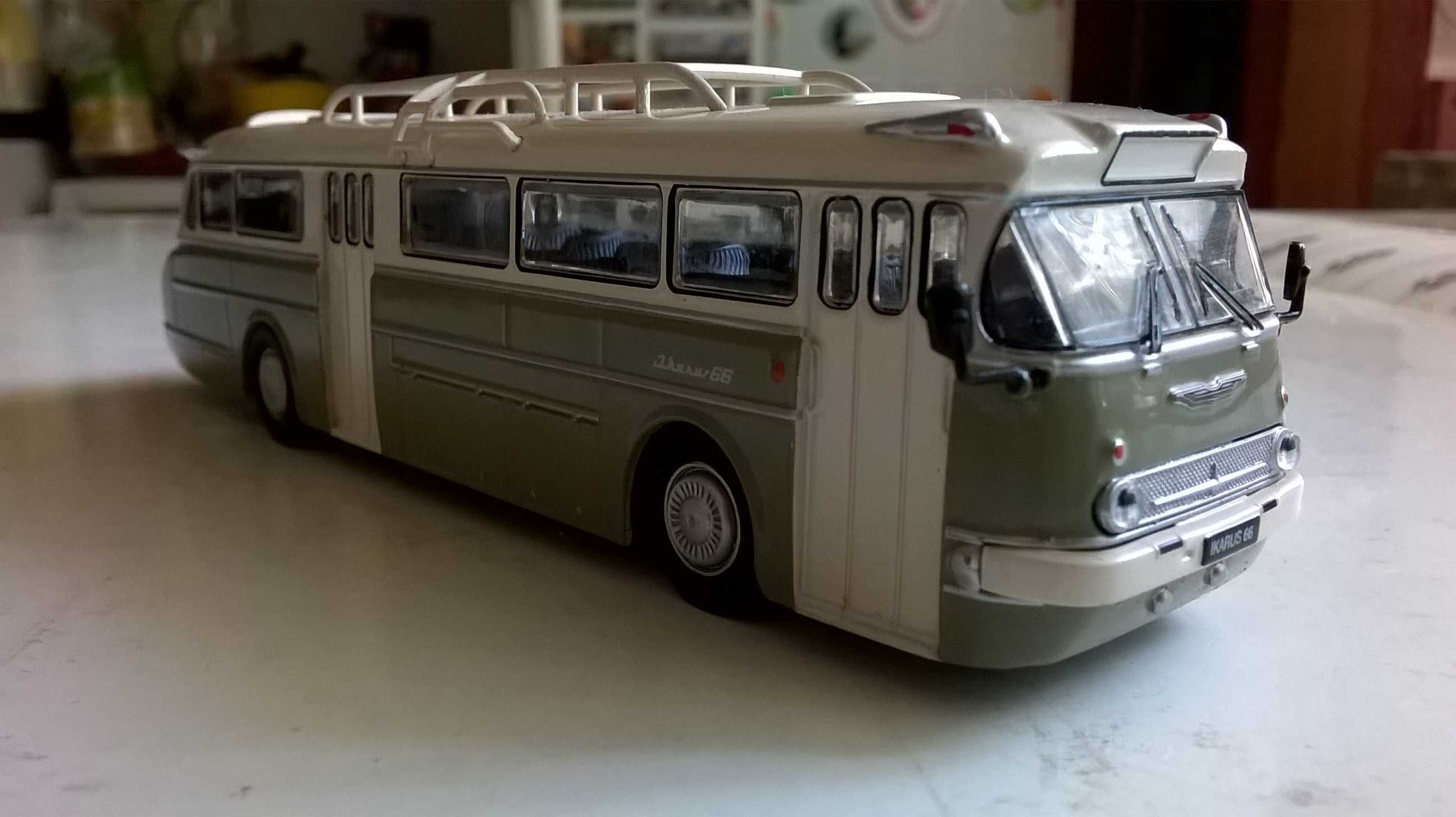 IKARUS 66; skala 1:72; DeAgostini; model autobusu metalowo-plastikowy