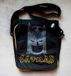 RESERVED- LISTONOSZKA BATMAN -  dla chlopaka czarna Duża torba