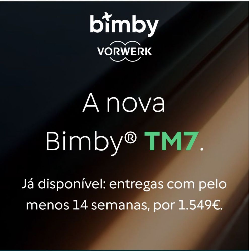 Vendo Bimby TM7 - Selada - ENTREGA IMEDIATA
